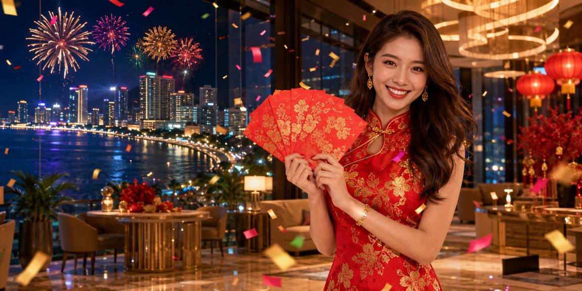 Bonus sampul merah Tahun Baru Cina kasino online di Penang